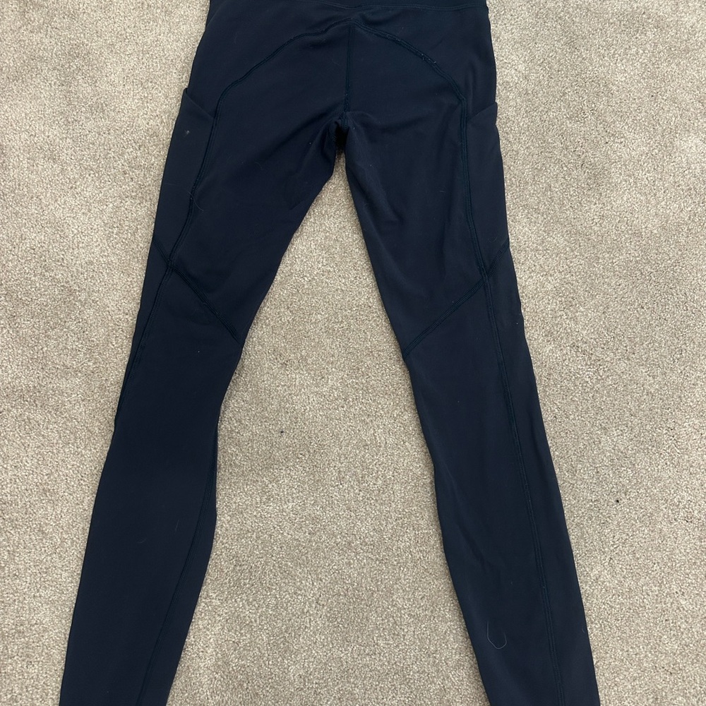 lululemon navy Lululemon Fast and Free 25’